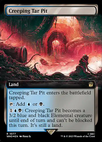 Creeping Tar Pit - who Spoiler