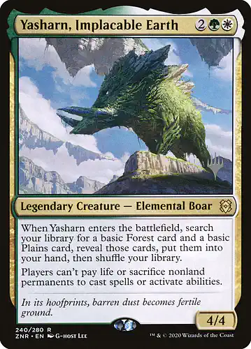 Yasharn, Implacable Earth - znr Spoiler