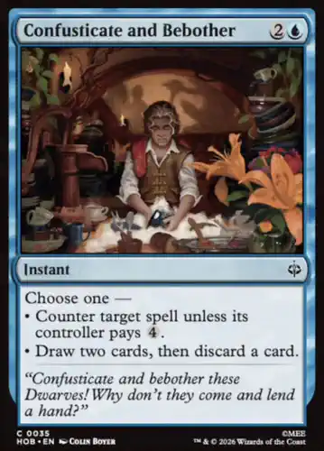 Confusticate and Bebother - hob Spoiler