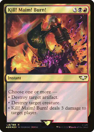 Kill! Maim! Burn! - 40k Spoiler