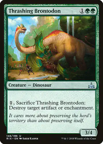 Thrashing Brontodon - rix Spoiler