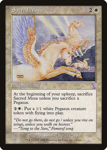 Sacred Mesa - tsb Spoiler
