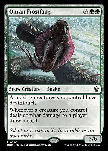 Ohran Frostfang - mkc Spoiler