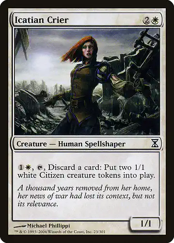 Icatian Crier - tsp Spoiler