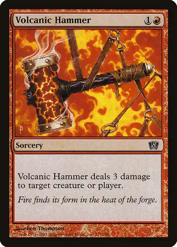 Volcanic Hammer - 8ed Spoiler