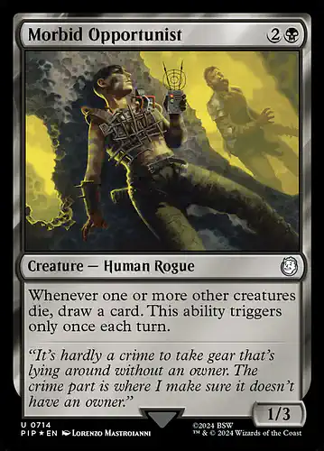 Morbid Opportunist - pip Spoiler
