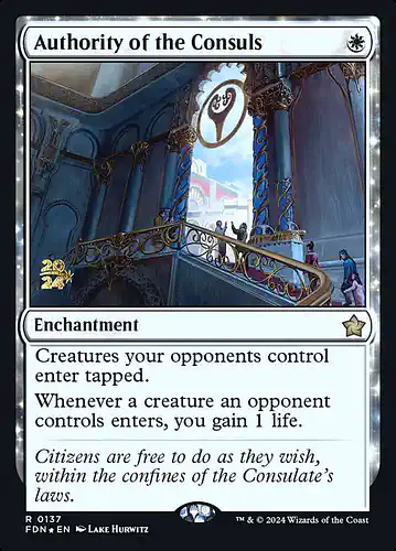 Authority of the Consuls - fdn Spoiler