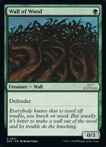 Wall of Wood - 30a Spoiler