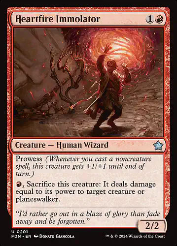 Heartfire Immolator - fdn Spoiler