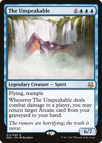 The Unspeakable - dds Spoiler