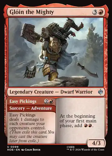 Glóin the Mighty - hob Spoiler
