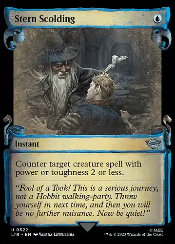 Stern Scolding - ltr Spoiler