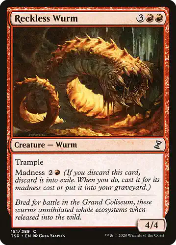 Reckless Wurm - tsr Spoiler