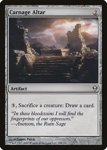 Carnage Altar - zen Spoiler