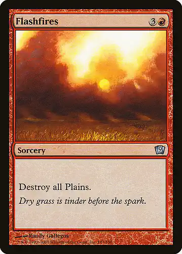 Flashfires - 9ed Spoiler