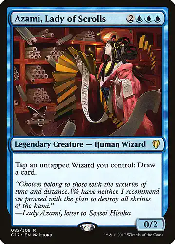 Azami, Lady of Scrolls - c17 Spoiler