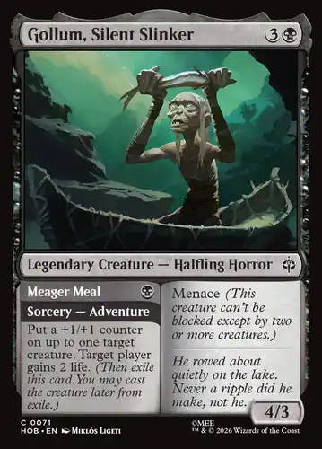 Gollum, Silent Slinker - hob Spoiler