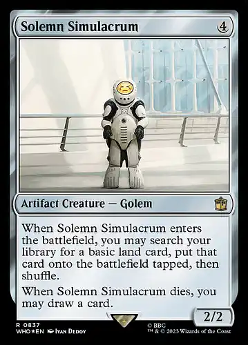 Solemn Simulacrum - who Spoiler