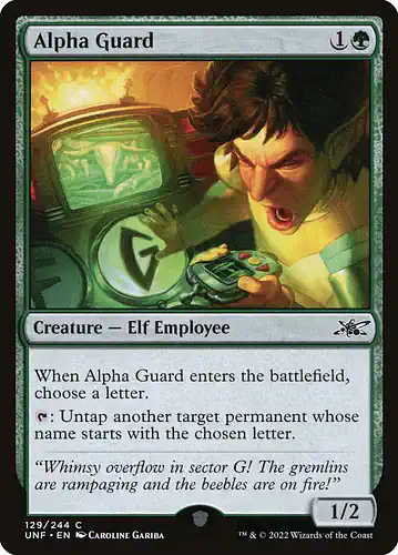Alpha Guard - unf Spoiler