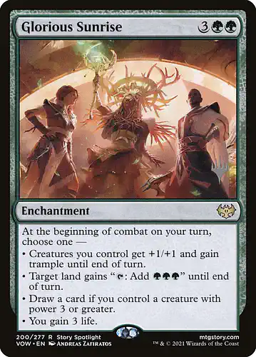 Glorious Sunrise - vow Spoiler