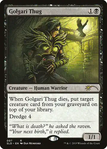 Golgari Thug - sld Spoiler