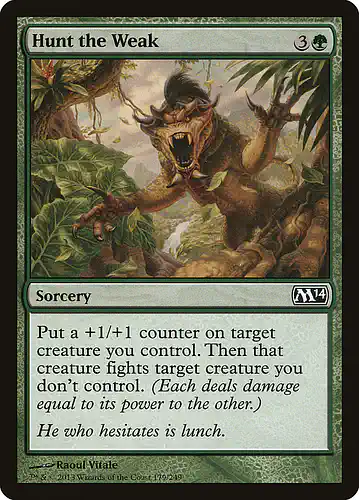 Hunt the Weak - m14 Spoiler