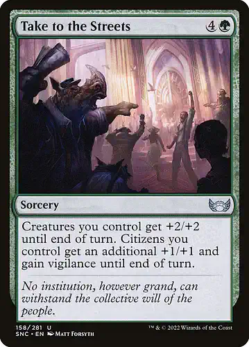 Take to the Streets - snc Spoiler