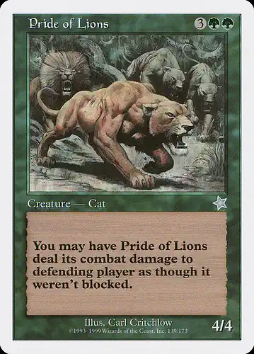 Pride of Lions - s99 Spoiler