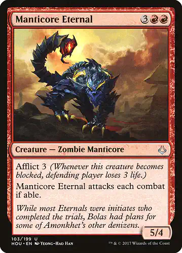 Manticore Eternal - hou Spoiler