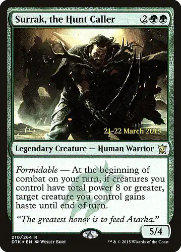 Surrak, the Hunt Caller - dtk Spoiler