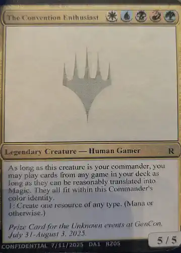 The Convention Enthusiast - unk Spoiler