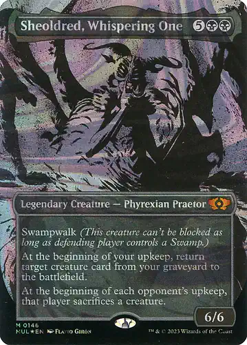 Sheoldred, Whispering One - mul Spoiler