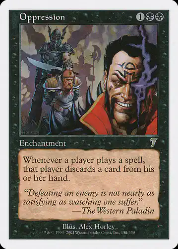 Oppression - 7ed Spoiler