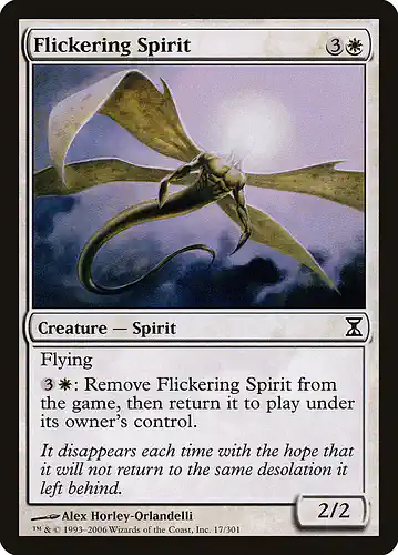 Flickering Spirit - tsp Spoiler