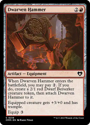 Dwarven Hammer - cmm Spoiler