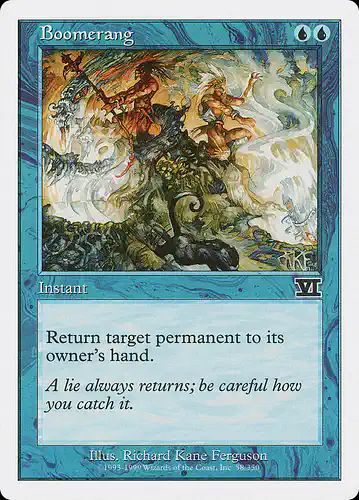 Boomerang - 6ed Spoiler
