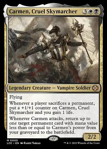 Carmen, Cruel Skymarcher - lcc Spoiler