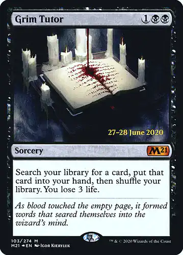 Grim Tutor - m21 Spoiler