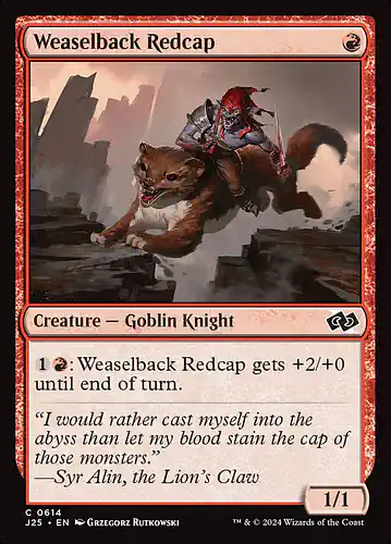 Weaselback Redcap - j25 Spoiler