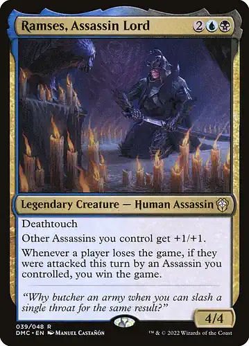 Ramses, Assassin Lord - dmc Spoiler