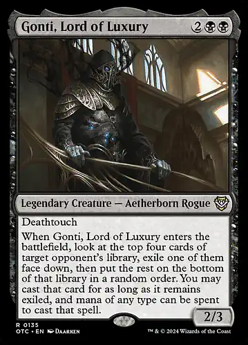 Gonti, Lord of Luxury - otc Spoiler