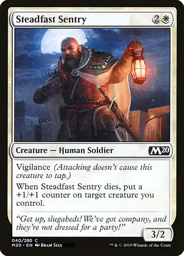 Steadfast Sentry - m20 Spoiler