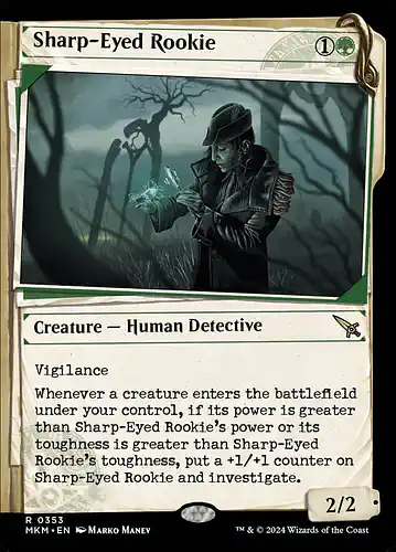 Sharp-Eyed Rookie - mkm Spoiler