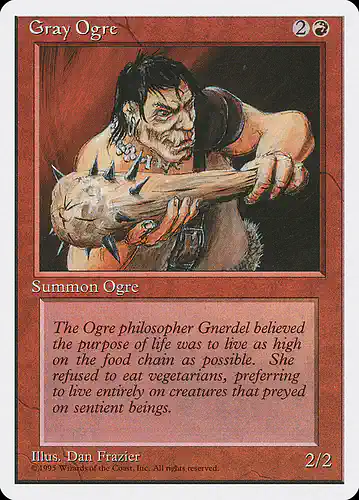 Gray Ogre - 4ed Spoiler