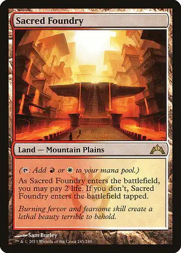 Sacred Foundry - gtc Spoiler