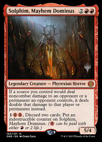 Solphim, Mayhem Dominus - one Spoiler