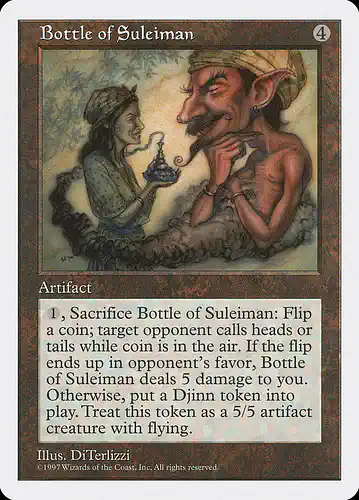 Bottle of Suleiman - 5ed Spoiler