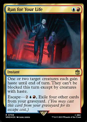 Run for Your Life - who Spoiler
