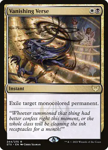 Vanishing Verse - stx Spoiler