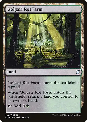 Golgari Rot Farm - c19 Spoiler
